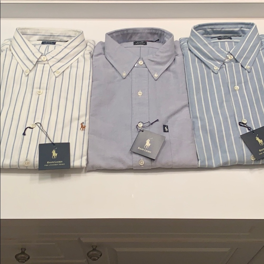 NWT: Bundled 100% Cotton Ralph Lauren Button Downs